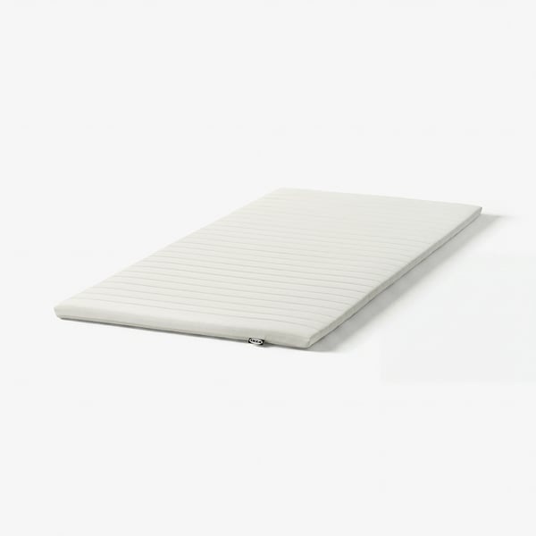 NÄSFJÄLLET Mattress pad, white, Standard Single