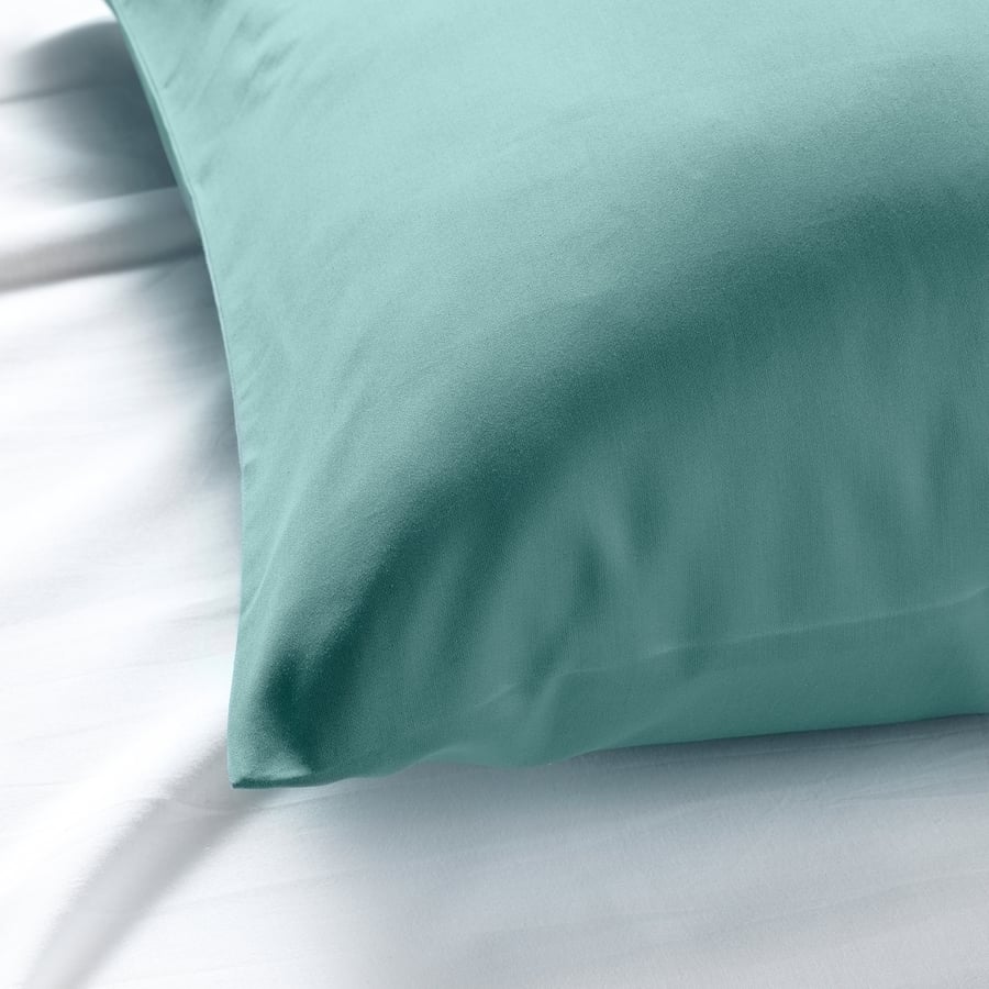 NATTJASMIN Pillowcase, greyturquoise, 50x80 cm IKEA Ireland