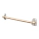 Option: NEREBY towel rail, natural wood, metal brackets, sleek design.