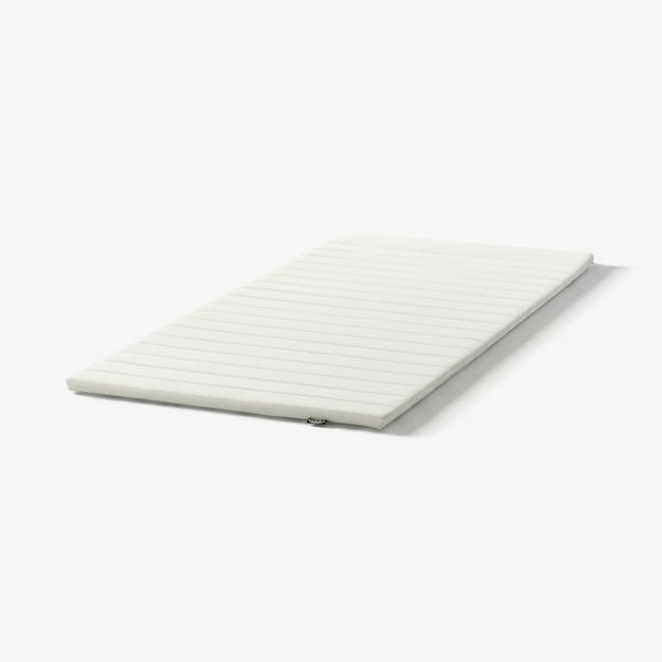 NOPAKTE Mattress pad, white, Standard Single