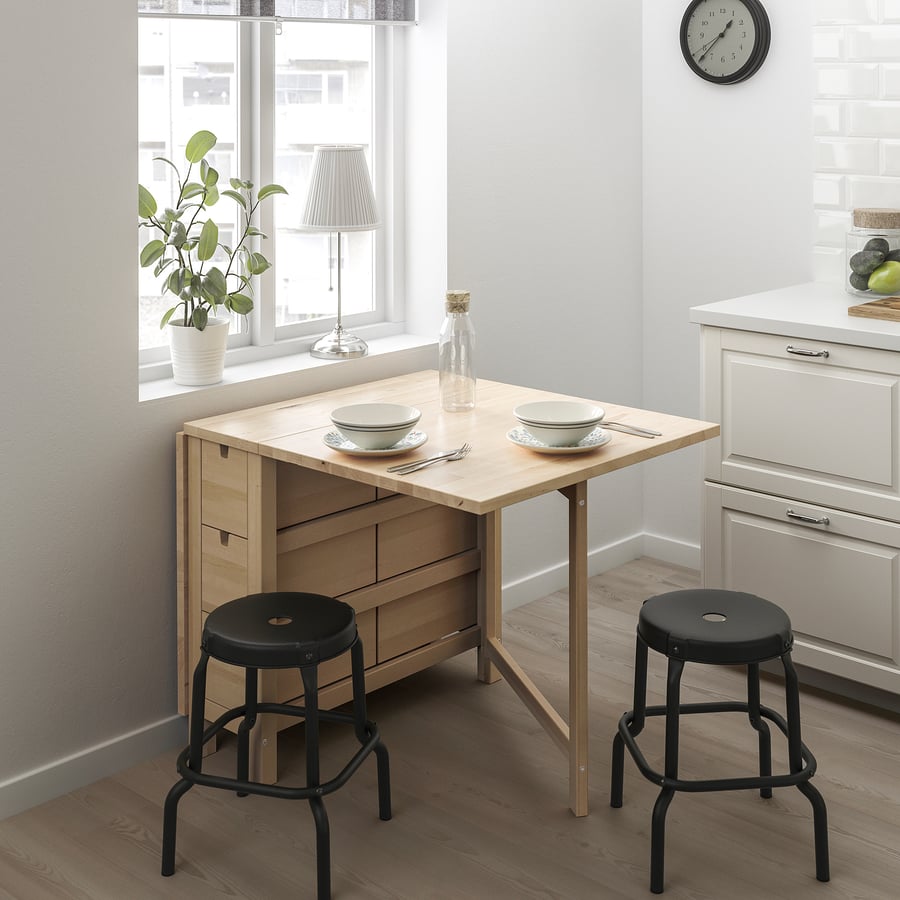 NORDEN Gateleg table, birch - IKEA Ireland