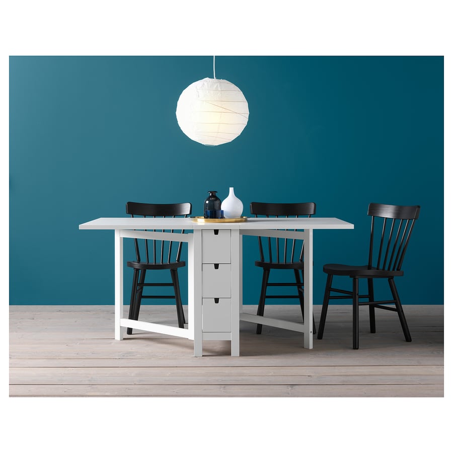 NORDEN Gateleg table, white - IKEA Ireland