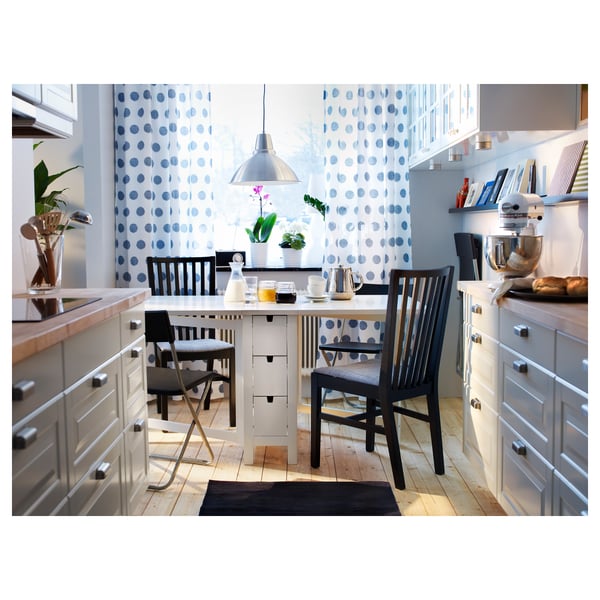 NORRNÄS Chair - black, Isunda grey - IKEA