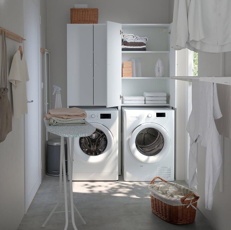 NYSJÖN for washing machine, white, 65x190 cm IKEA Ireland