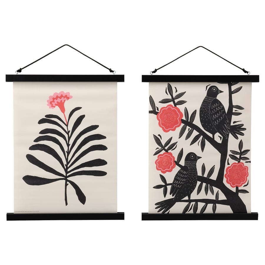 PÅLHULT Hanging tapestry, birds in tree, 30x40 cm IKEA Ireland