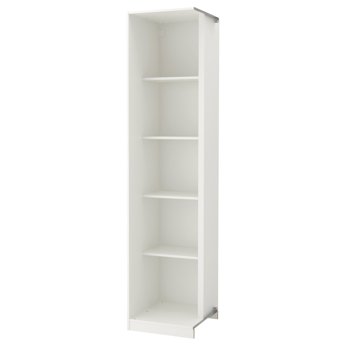 PAX Add-on corner unit with 4 shelves - white - IKEA
