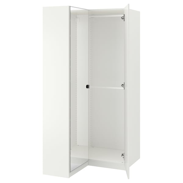 Pax Corner Wardrobe White Fardal Vikedal 111 88x201 Cm Ikea Ireland