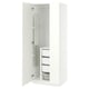 PAX / FORSAND Wardrobe combination, white/white, 75x60x201 cm