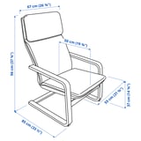 Illustration with measurements for the product: PELLO.