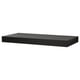 PERSBY Wall shelf, black-brown, 59x26 cm