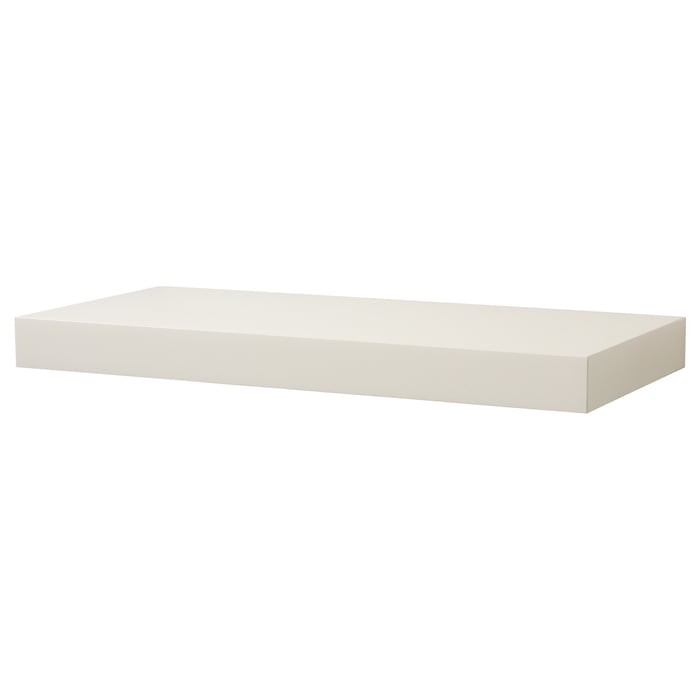 PERSBY wall shelf, white, 59x26 cm IKEA Ireland