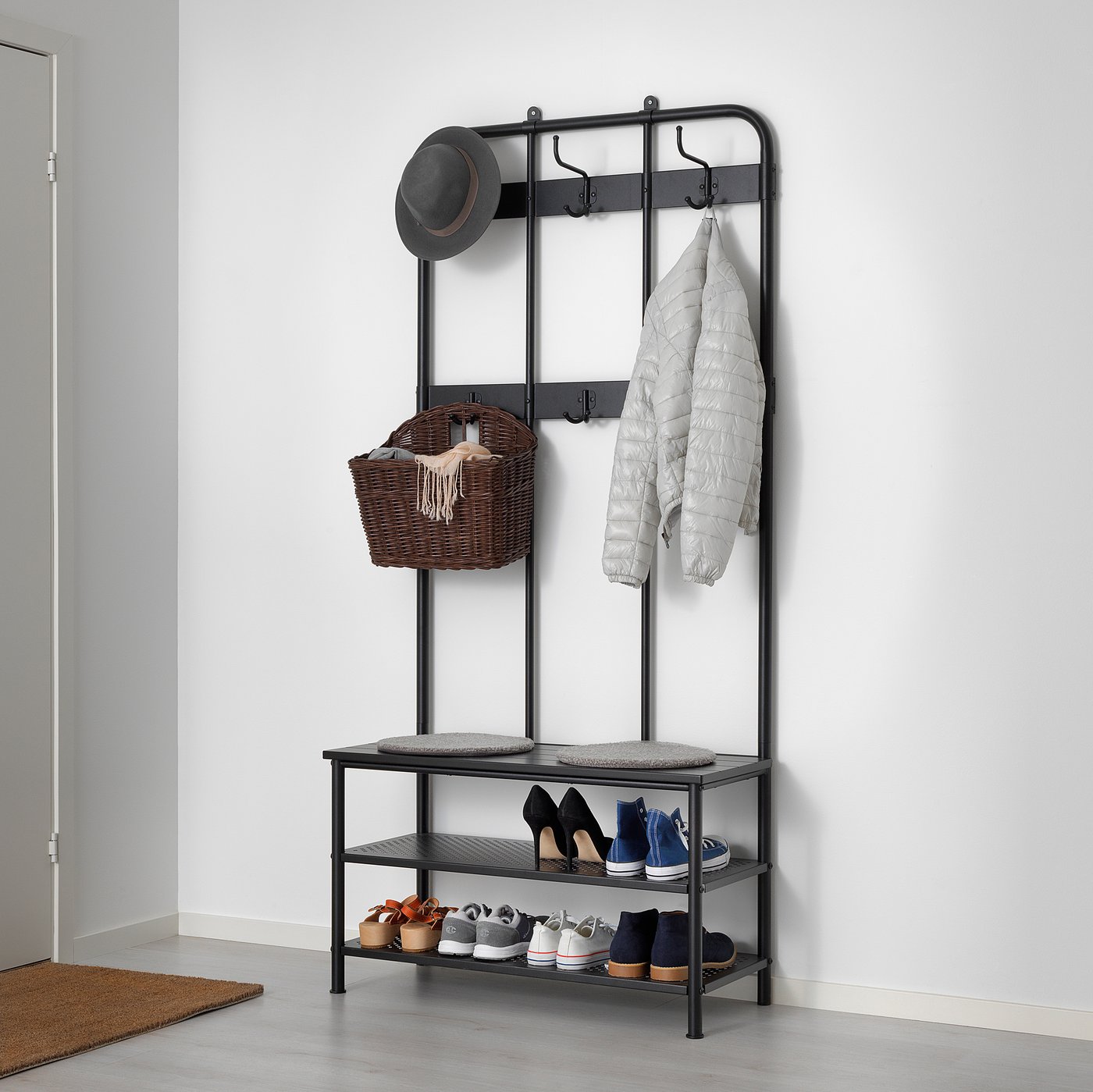coat shoe rack stand