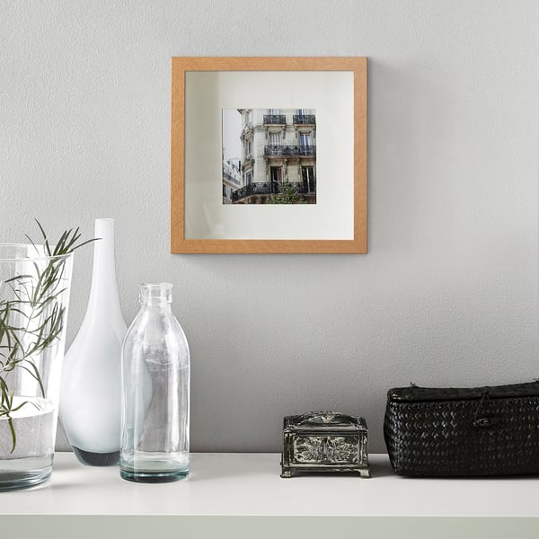 RIBBA Frame, oak effect, 23x23 cm IKEA Ireland