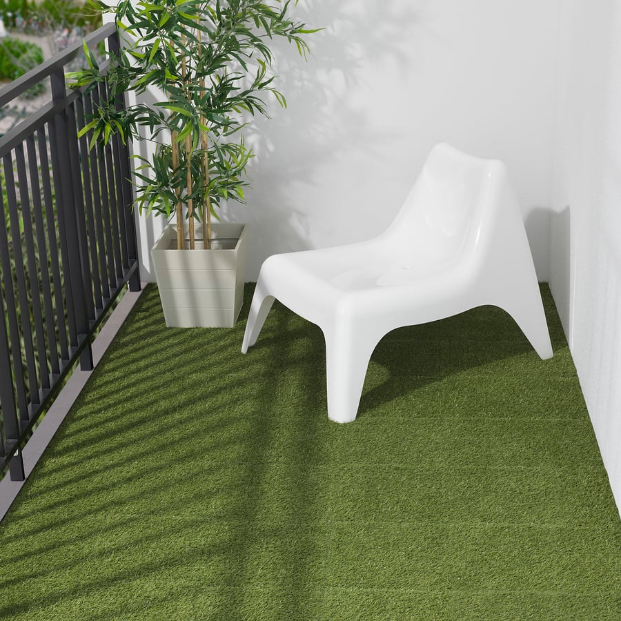 RUNNEN garden decking tiles, artificial grass IKEA Ireland
