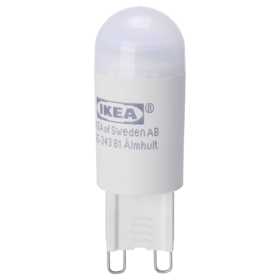 RYET LED bulb G9 200 lumen, opal white IKEA