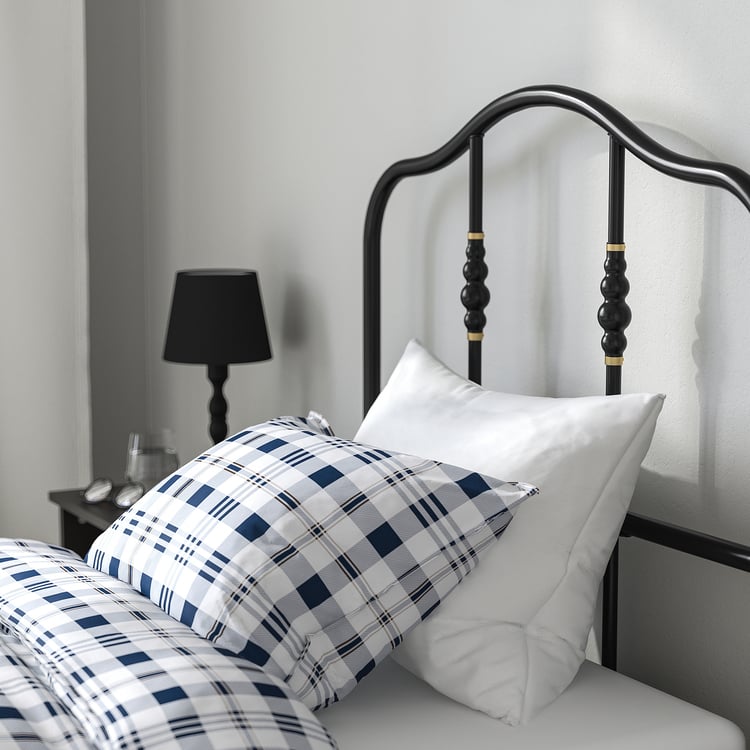 SAGSTUA bed frame, black/Lönset, Standard Single IKEA Ireland