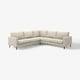SALTSJÖBADEN Corner sofa, 4-seat, Fridtuna light beige