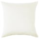 SANELA cream velvet cushion cover, square, zipper closure