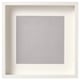 Option: White SANNAHED picture frame, square.
