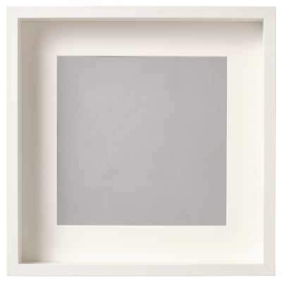 White SANNAHED picture frame, square.