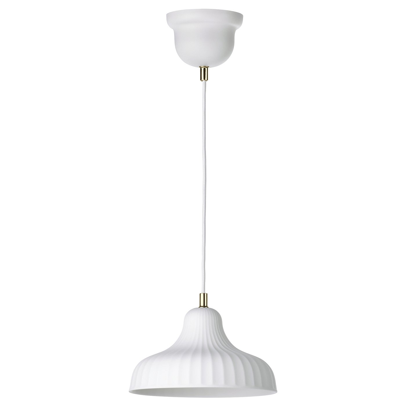 SKIVTOFS Pendant lamp - off-white/ceramic 24 cm