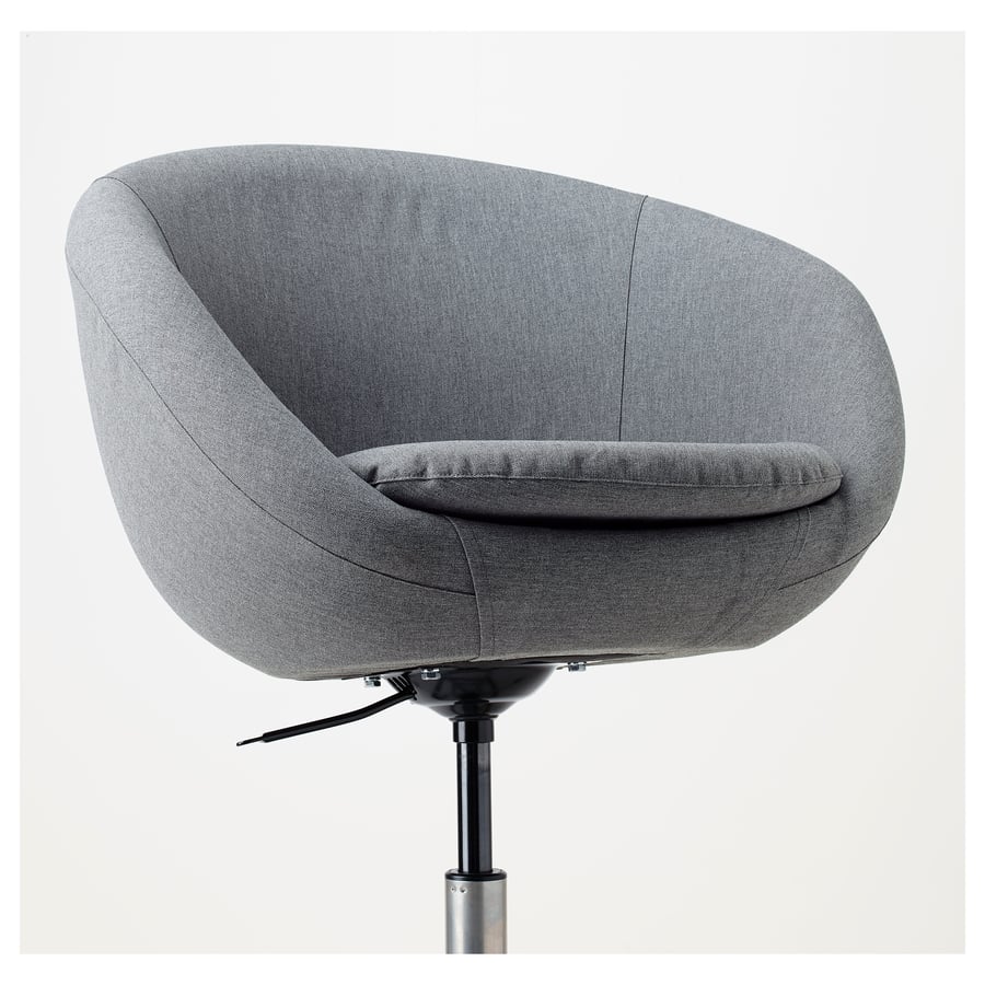 SKRUVSTA Swivel chair, Flackarp medium grey IKEA Ireland