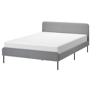 slattum bed upholstered frame ikea