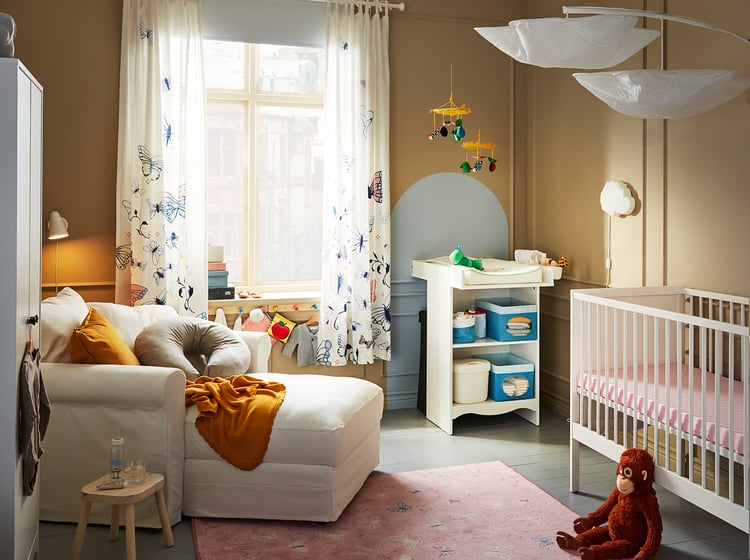 SMÅGÖRA changing table/bookshelf, white IKEA Ireland