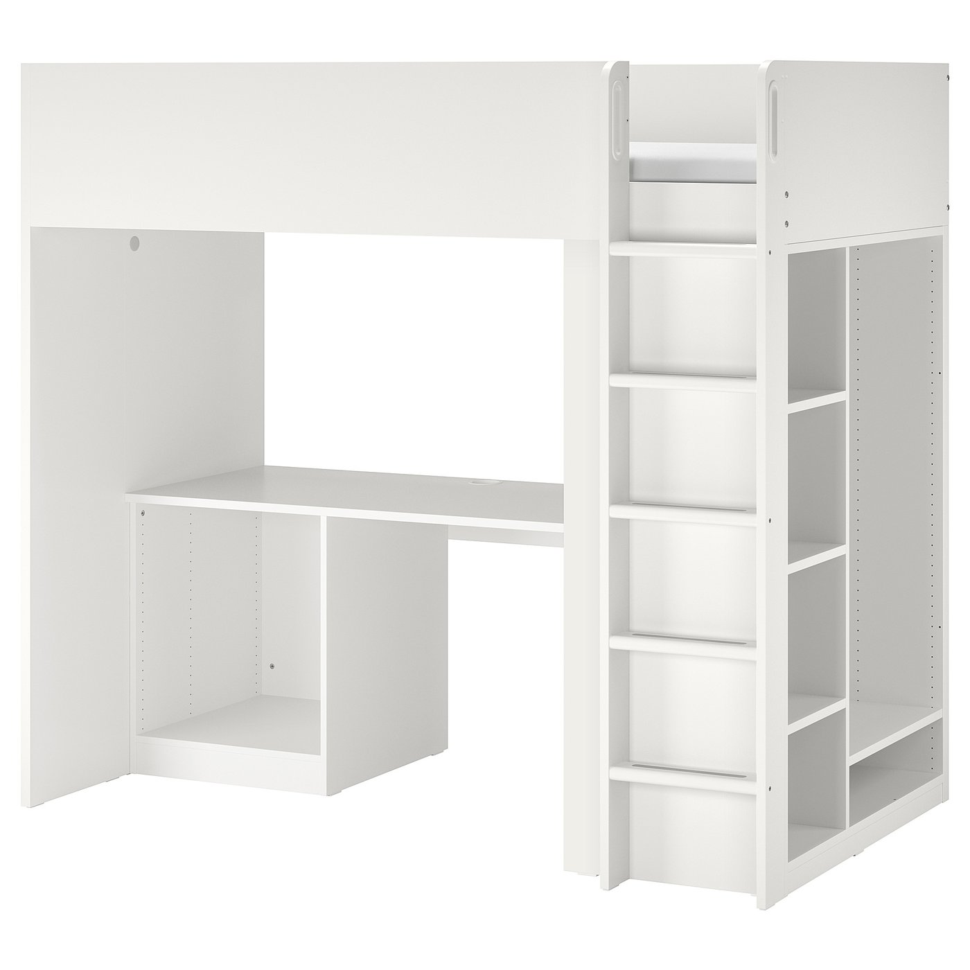 ikea bunk bed and desk
