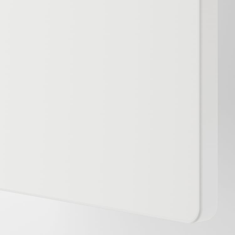 SMÅSTAD loft bed, white white/with desk with 2 shelves, 90x200 cm