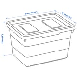 Illustration with measurements for the product: SOCKERBIT.