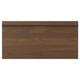 Option: STENSTA dark brown kitchen cabinet with wood grain pattern and wide solid wood handle.