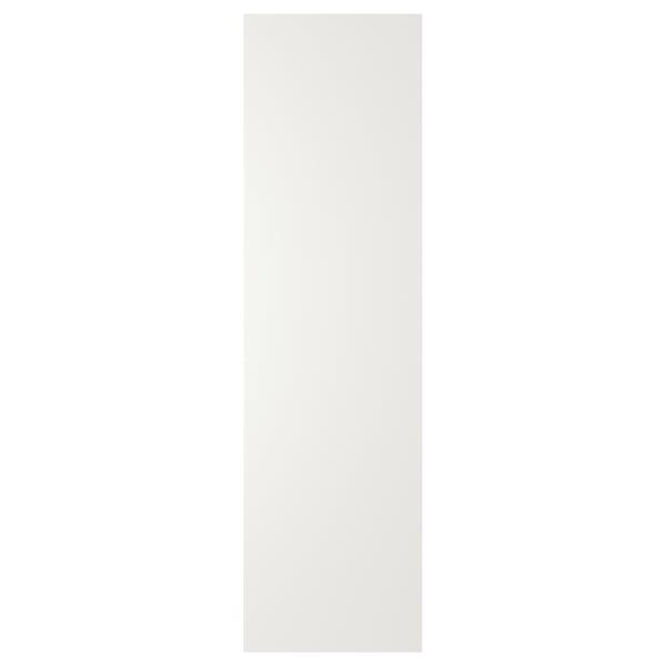 STENSUND white cover panel. Rectangular, lacquered fiberboard, country style design.