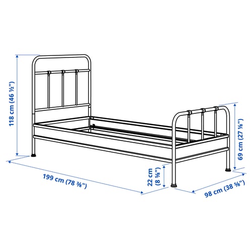 Illustration with measurements for the product: STJÄRNÖ.