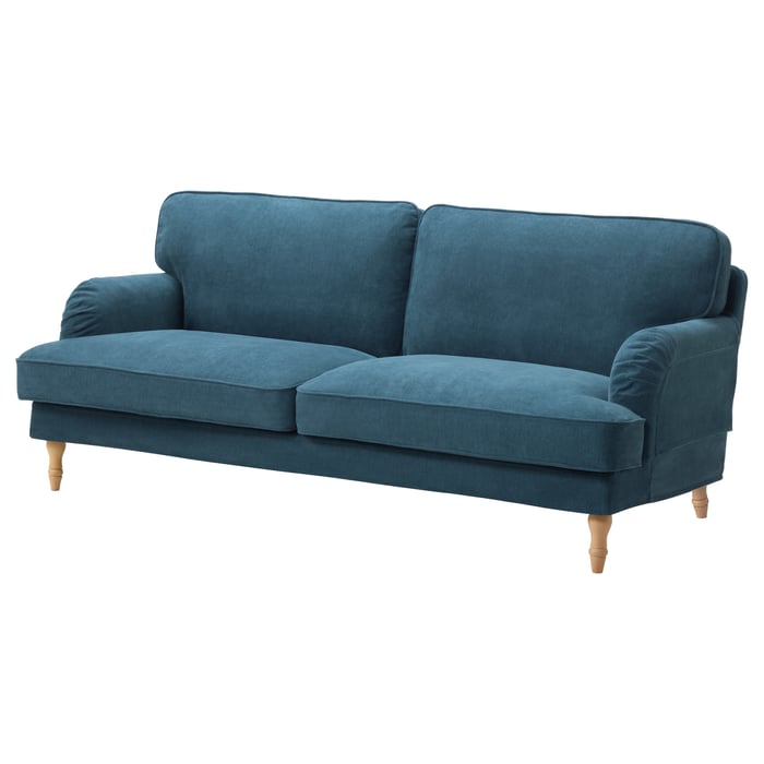 STOCKSUND Cover for 3seat sofa, Tallmyra blue IKEA Ireland