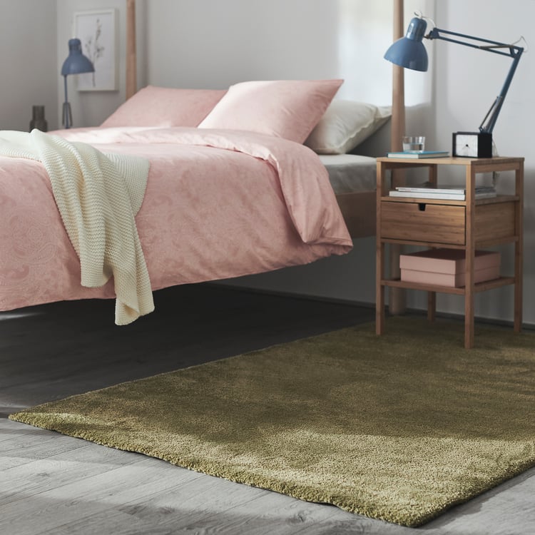 STOENSE light olivegreen, rug, 133x195 cm IKEA Ireland