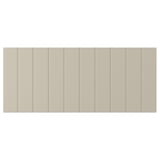 Beige SUTTERVIKEN storage unit with wooden panels, light rectangular design.