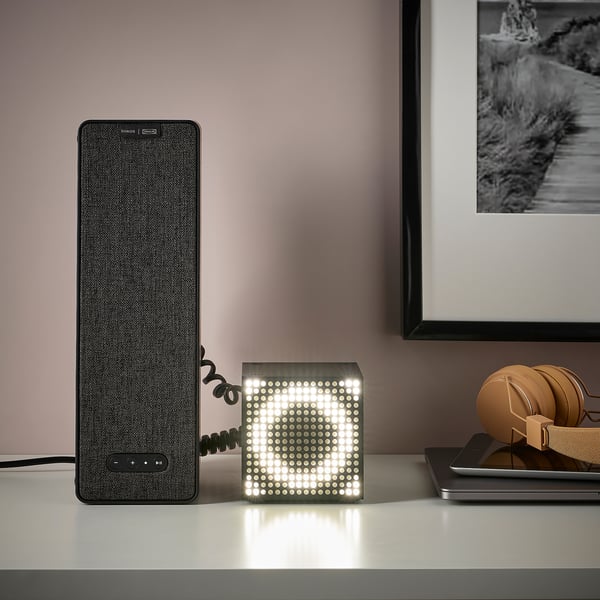 SYMFONISK bookshelf speaker w LED light, black/gen 2 IKEA Ireland