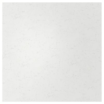 TÄRNHULT Custom made wall panel, white marble effect/glass composite, 1 m²x2.0 cm