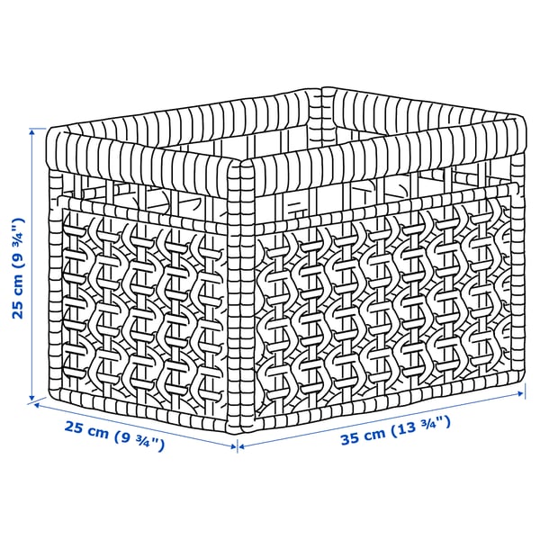 Illustration with measurements for the product: TÄTING.