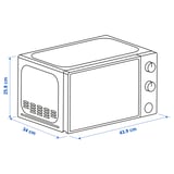 Illustration with measurements for the product: TILLREDA.