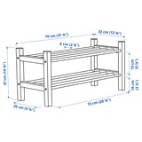 Illustration with measurements for the product: TJUSIG.