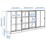 Illustration with measurements for the product: TONSTAD.