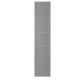 TYSSEDAL gray cabinet door, rectangular with classic panels, made of fiberboard.
