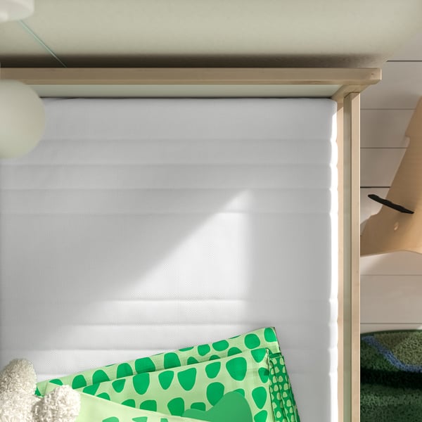 UNDERLIG Foam mattress for junior bed, white, 70x160 cm