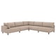 UPPÅKRA Modular corner sofa, 6 seat, with open end, right/Samsala grey-beige