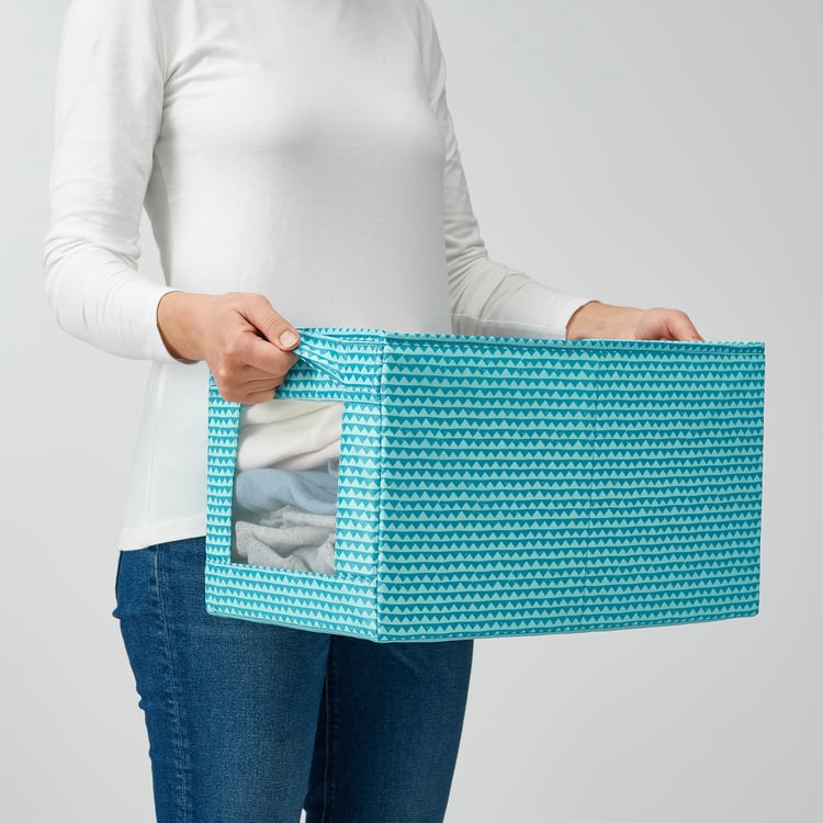 UPPRYMD Box, turquoise, 25x44x25 cm IKEA Ireland