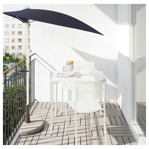 VÄDDÖ Table+2 chairs, outdoor, white - IKEA Ireland on {keyword}