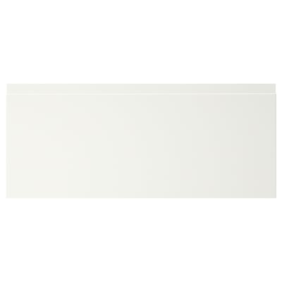 VÄSTERVIKEN matte white drawer with modern handle.