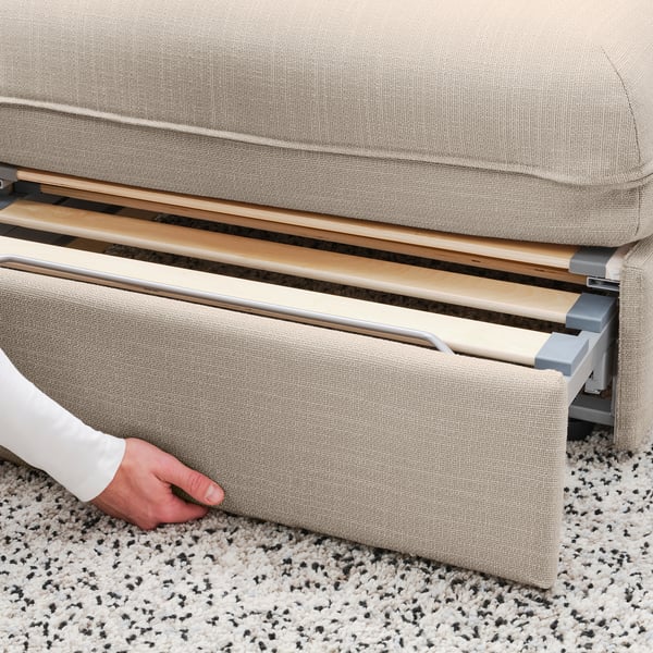 VALLENTUNA Sofabed module, Hillared beige IKEA Ireland
